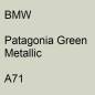 Preview: BMW, Patagonia Green Metallic, A71.